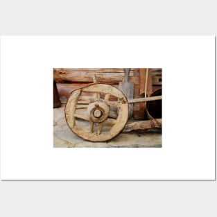 Wooden Wheel Posters and Art